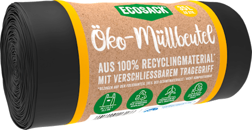 Müllbeutel Öko 35 l mit Tragegriff Ecosack