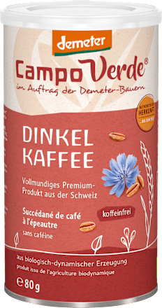 Kaffee-Ersatz, Dinkelkaffee, löslich, demeter Campo Verde
