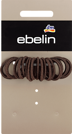 Elastici per capelli piccoli marroni ebelin