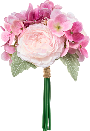 Frühlingsstrauß Hortensie/Ranunkel, altrosa Dekorieren & Einrichten