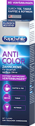 Zahnpasta Anti Color Rapid white