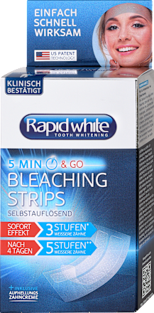 bělící pásky na zuby 5 Min & Go Rapid white