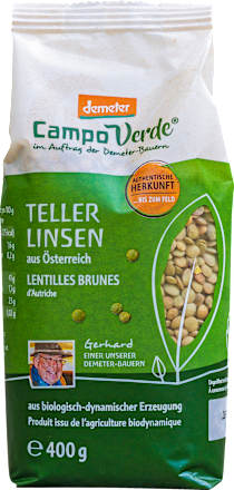 Tellerlinsen Braun demeter Campo Verde