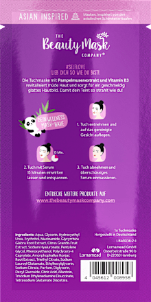Tuchmaske Selflove  THE Beauty Mask COMPANY