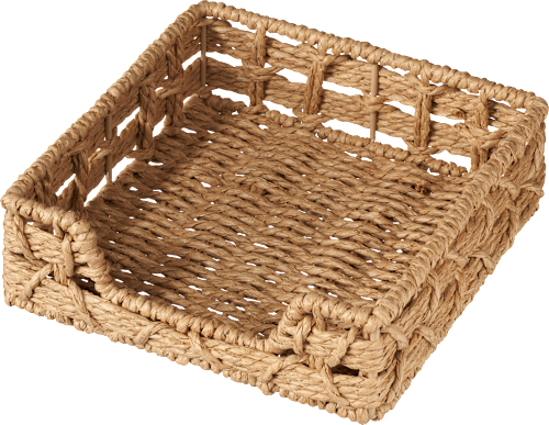 Serviettenhalter mit Kordeln, liegend (19x19x6cm) keine Marke