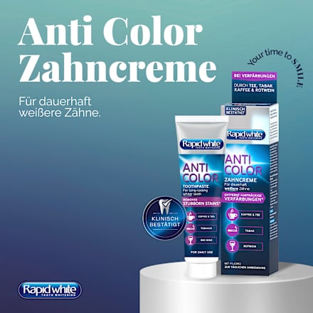 Zahnpasta Anti Color Rapid white