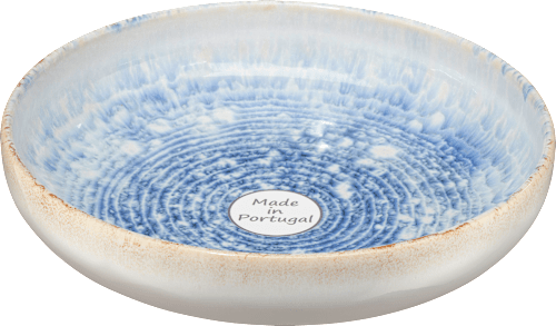 Pastateller/Bowl aus Keramik, blau/weiß (23x22,5cm) keine Marke