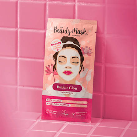 Tuchmaske Bubble Glow Crazy Cactus THE Beauty Mask COMPANY