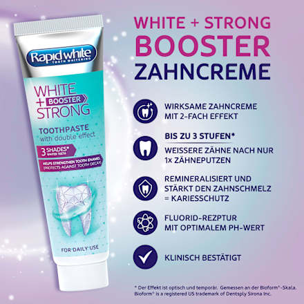 Pasta de dinți White Strong Booster Rapid white