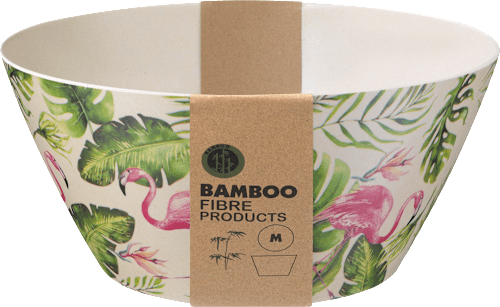 Salatschüssel Bambus Flamingo Dekorieren & Einrichten