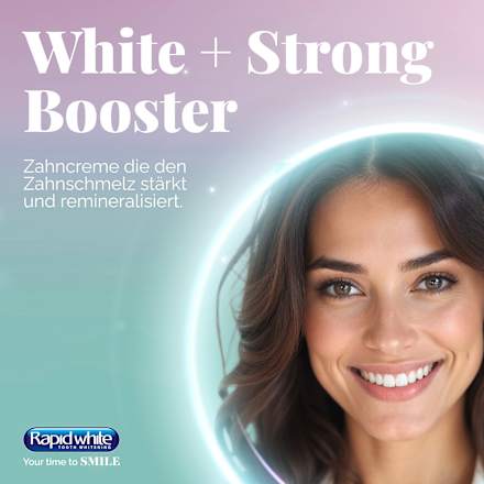 Zahnpasta Booster Strong  Rapid white