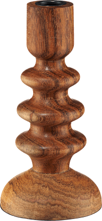 Stabkerzenhalter aus Holz (10x10x20cm) keine Marke