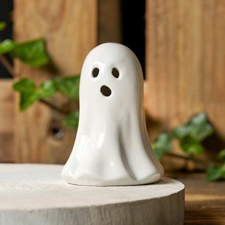 Keramikgeist mit Mund, weiß Dekorieren & Einrichten