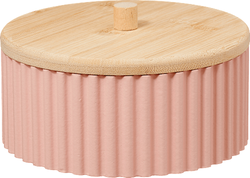 Schmuckdose aus Holz mit Spiegel, altrosa (15x15x9cm) Dekorieren & Einrichten