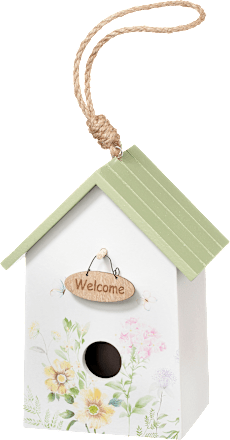 Vogelhaus, weiß-grün Dekorieren & Einrichten