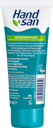 Handcreme Winterzauber mit Sheabutter, trockene Haut Handsan