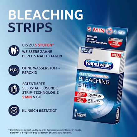 Express 5 Minuten Bleaching Stripes Rapid white
