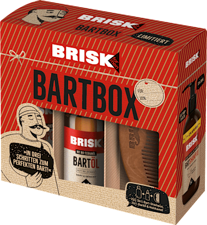 Geschenkset Bartbox 3tlg BRISK