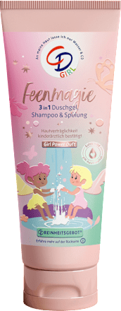 Kinder Duschgel, Shampoo & Spülung 3in1 Mädchen, Feenmagie  CD