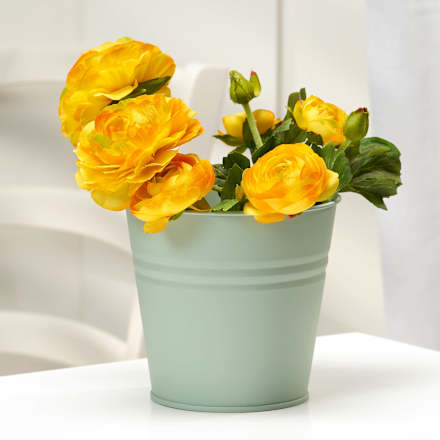 Zinktopf, grün Dekorieren & Einrichten