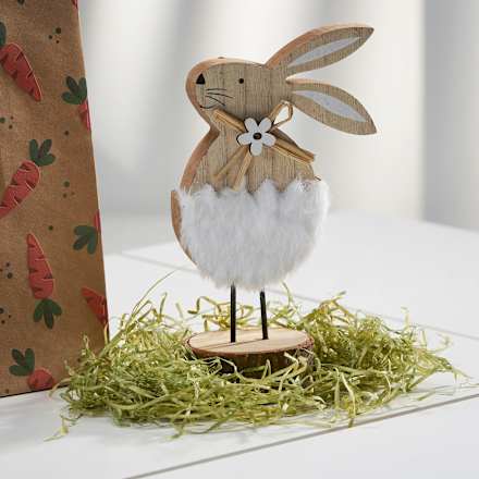 Holzaufsteller, Hase Dekorieren & Einrichten