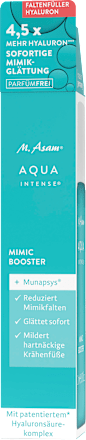 Gesichtspflegeset Aqua Intense Hyaluron 2tlg, Gesichtsserum Mimic + Reinigungsgel M. Asam