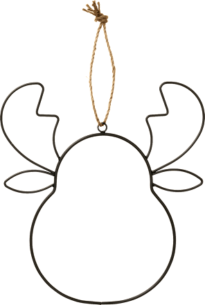 Metallfigur, Elch, schwarz Dekorieren & Einrichten
