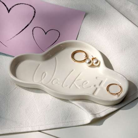 Porzellanteller "Wolke 7", Wolkenform, weiß Dekorieren & Einrichten