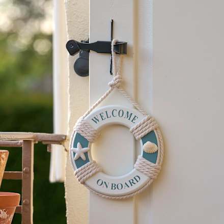 Rettungsring "WELCOME ON BOARD" keine Marke