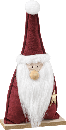 Samtaufsteller Weihnachtsmann Dekorieren & Einrichten
