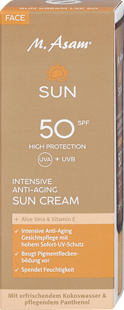 Sonnencreme Gesicht Anti Aging LSF 50 M. Asam