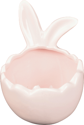 Keramikeierschale mit Hasenohren rosa keine Marke