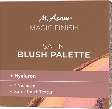 Blush Palette Satin Dark Honey & Nude Flush M. Asam
