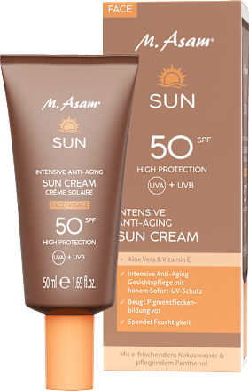 Anti Aging Sonnencreme SUN Gesicht LSF 50 M. Asam
