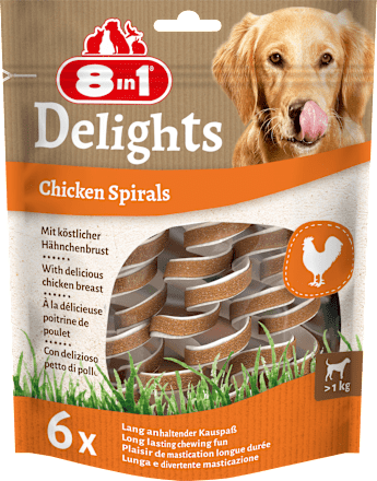 Hundeleckerli Delights Chicken Spirals 8in1