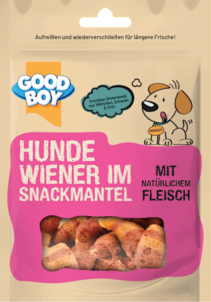 Hundeleckerlie Wiener im Snackmantel Good Boy