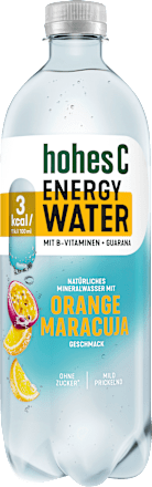 Erfrischungsgetränk, Energy Water Orange & Maracuja hohes C