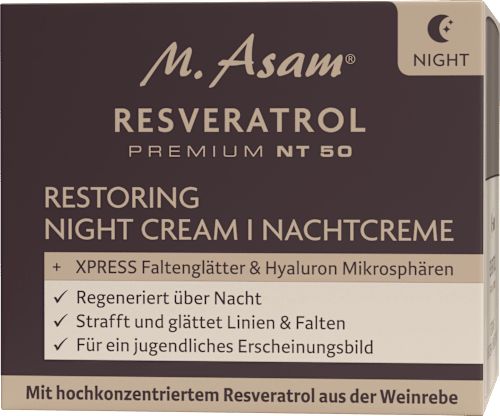 Nachtcreme Reveratrol Premium NT 50 M. Asam