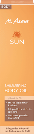 Körperschimmeröl SUN LSF 15 M. Asam