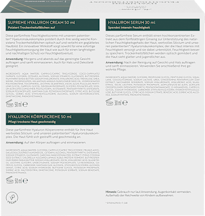 Geschenkset Aqua Intense Hyaluron Feuchtigkeitsboost 3tlg M. Asam