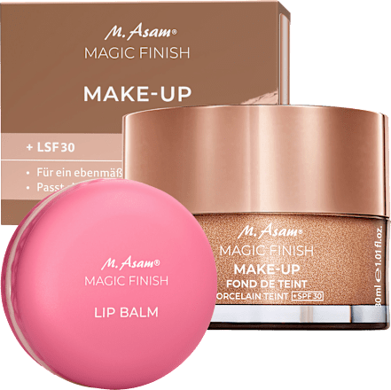 Geschenkset Foundation Porcelain Teint LSF 30 & Lippenbalsam Macaron Soft Silk M. Asam