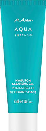Gesichtspflegeset Aqua Intense Hyaluron 2tlg, Gesichtsserum Mimic + Reinigungsgel M. Asam