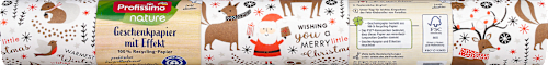 Geschenkpapier nature little Christmas Kurzrolle Profissimo