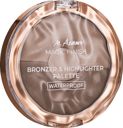 Bronzer & Highlighter Palette Waterproof Bombshell M. Asam