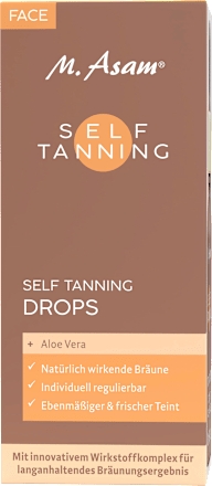 Selbstbräuner Konzentrat Gesicht + beach pillow bag M. Asam