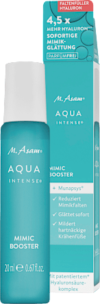Gesichtspflegeset Aqua Intense Hyaluron 2tlg, Gesichtsserum Mimic + Reinigungsgel M. Asam