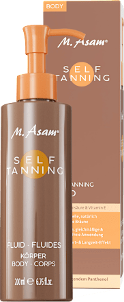 Selbstbräuner Lotion Körper + beach pillow bag M. Asam