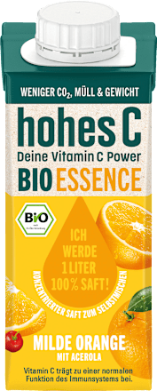 Saft Konzentrat, milde Orange mit Acerola hohes C