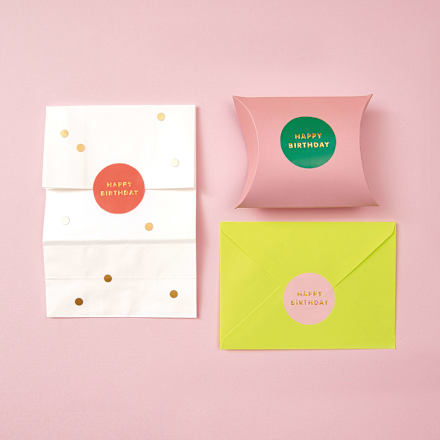 Stickerrollen-Set "Happy Birthday" (6,5x6,5x5,5 cm) RICO DESIGN