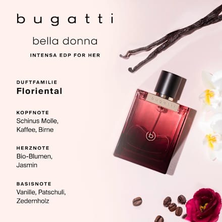 Eau de Parfum bella donna intensa bugatti